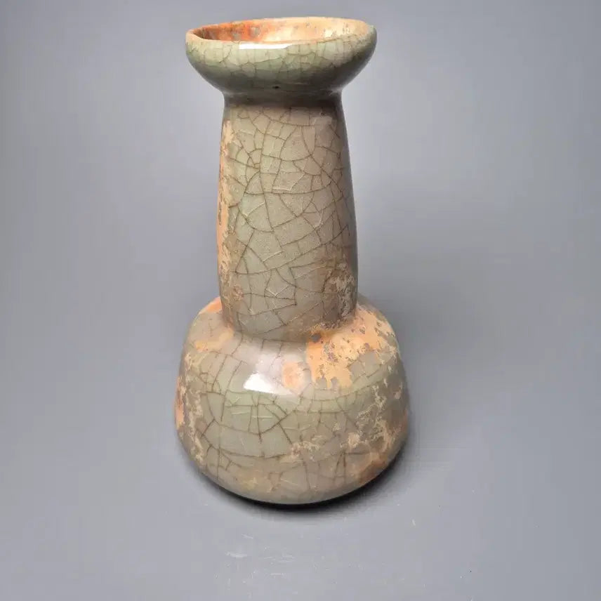 [BUNJANG] Song Dynasty Celadon Porcelain Vase / 송대 가요 청자 회백유 유빙렬 출토 반구병