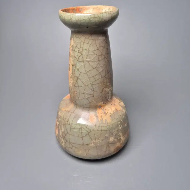 [BUNJANG] Song Dynasty Celadon Porcelain Vase / 송대 가요 청자 회백유 유빙렬 출토 반구병