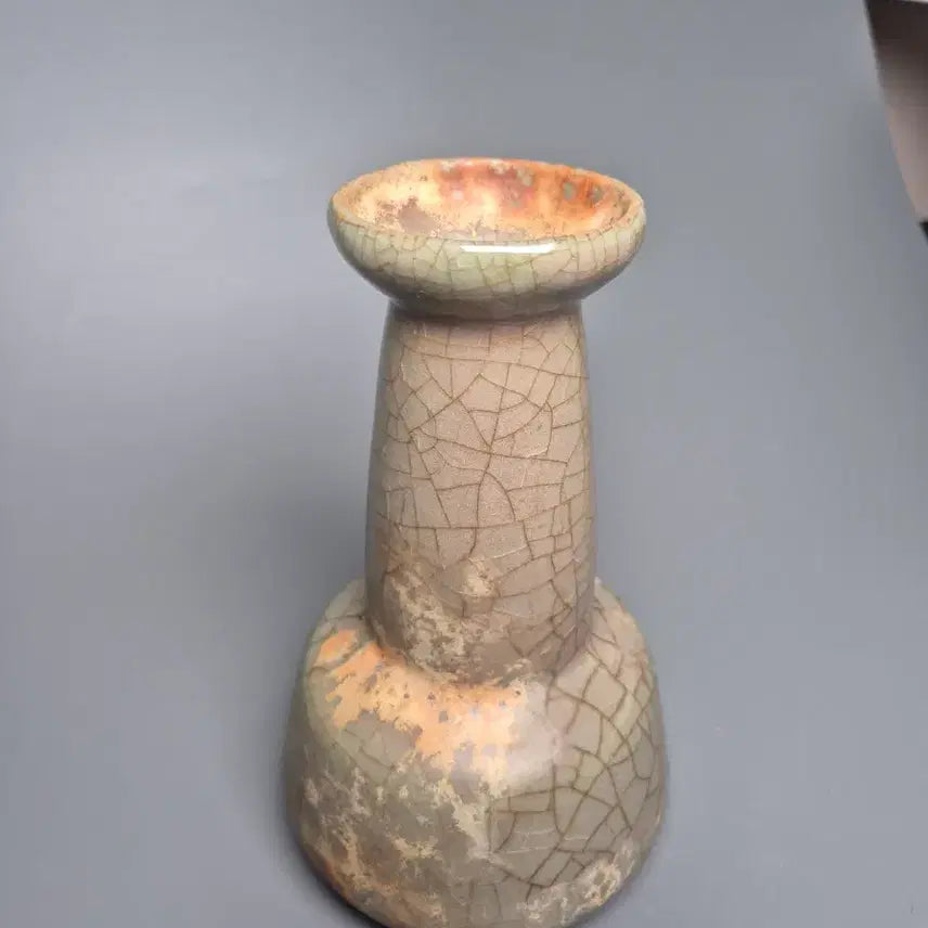 [BUNJANG] Song Dynasty Celadon Porcelain Vase / 송대 가요 청자 회백유 유빙렬 출토 반구병