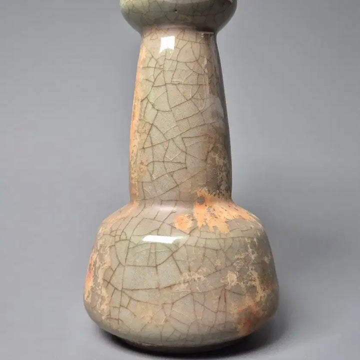 [BUNJANG] Song Dynasty Celadon Porcelain Vase / 송대 가요 청자 회백유 유빙렬 출토 반구병