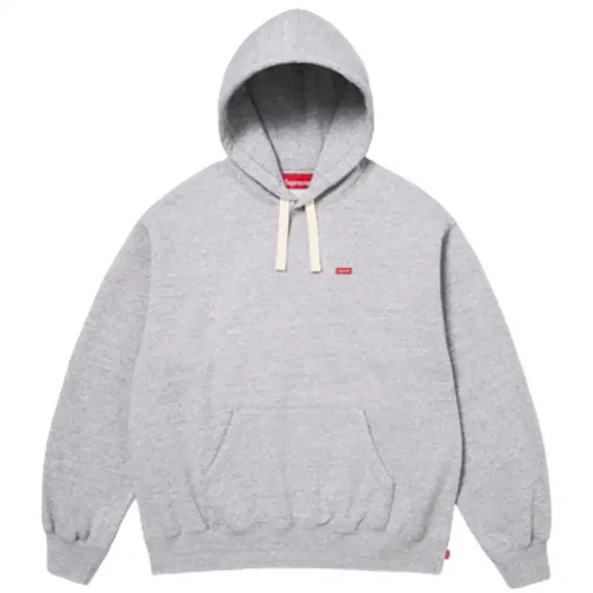 [SOLD OUT] 슈프림 스몰 박스 드로우코드 후드 스웨트셔츠 헤더 그레이 - 26SS