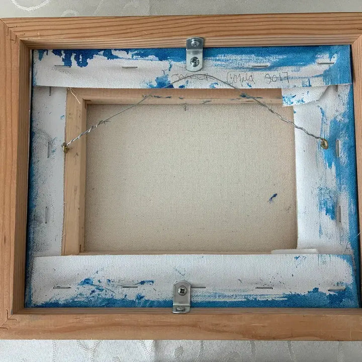 [BUNJANG] Vintage Dog Oil Painting Frame / 빈티지 강아지 유화 액자