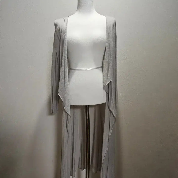 [BUNJANG] Long Gray Cardigan / 여성 롱 가디건