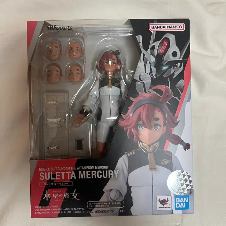 [BUNJANG] SHF Suletta Mercury Figure (Unsealed) / shf 수성의마녀 슬레타 머큐리 개봉품 판매