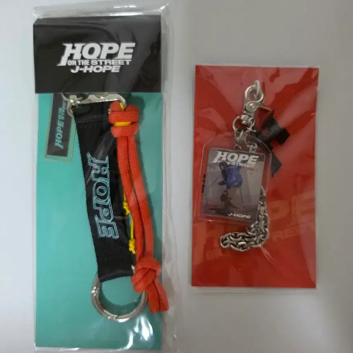 [BUNJANG] J-Hope On The Street Keyring Set (2 Types) / 제이홉 온더스트릿 키링 2종 세트
