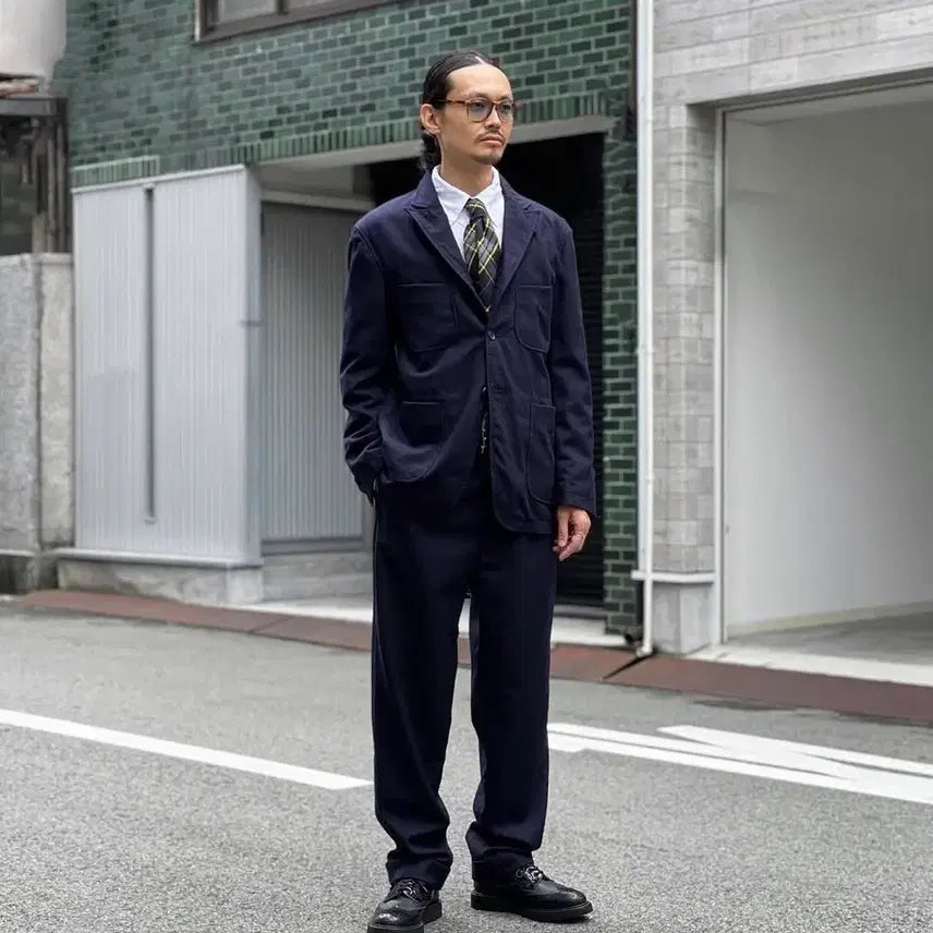 [BUNJANG] Engineered Garments New Bedford Jacket Uniform Serge Wool Dark Navy S / 엔지니어드 가먼츠 뉴 베드포드 NB자켓 유니폼 서지 울 다크 네이비 S