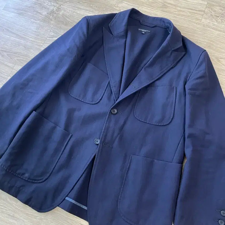 [BUNJANG] Engineered Garments New Bedford Jacket Uniform Serge Wool Dark Navy S / 엔지니어드 가먼츠 뉴 베드포드 NB자켓 유니폼 서지 울 다크 네이비 S