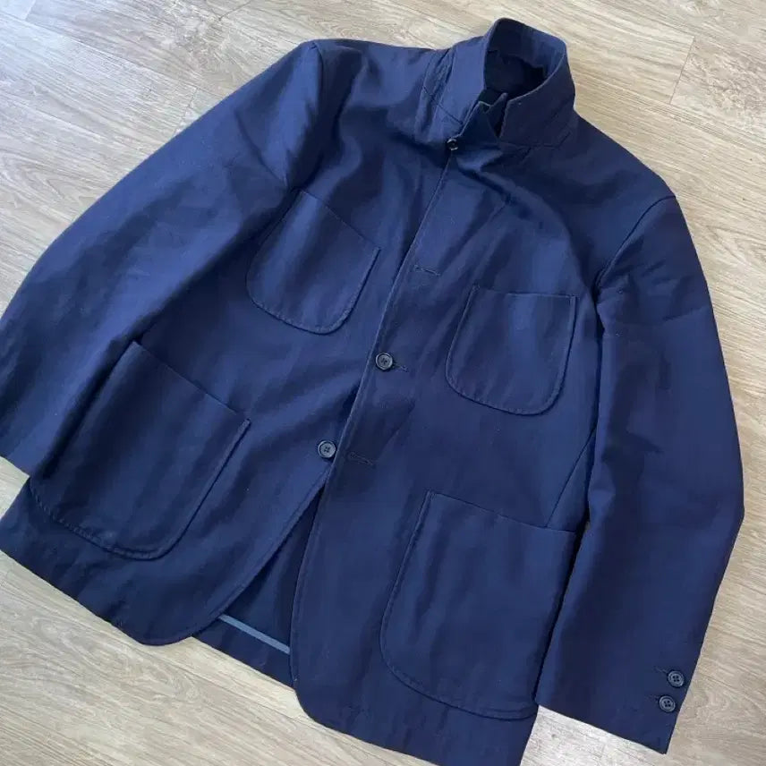 [BUNJANG] Engineered Garments New Bedford Jacket Uniform Serge Wool Dark Navy S / 엔지니어드 가먼츠 뉴 베드포드 NB자켓 유니폼 서지 울 다크 네이비 S