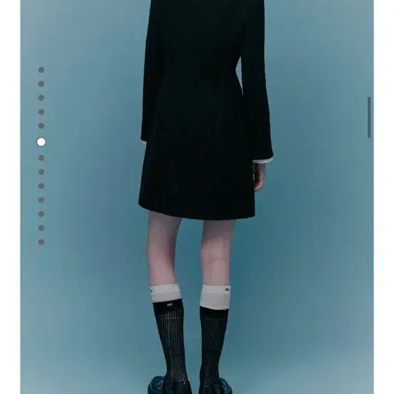 [BUNJANG] DEAR K 배색타이 Tweed Dress / 하객룩 디어케이 DEAR K 배색타이 트위드 원피스