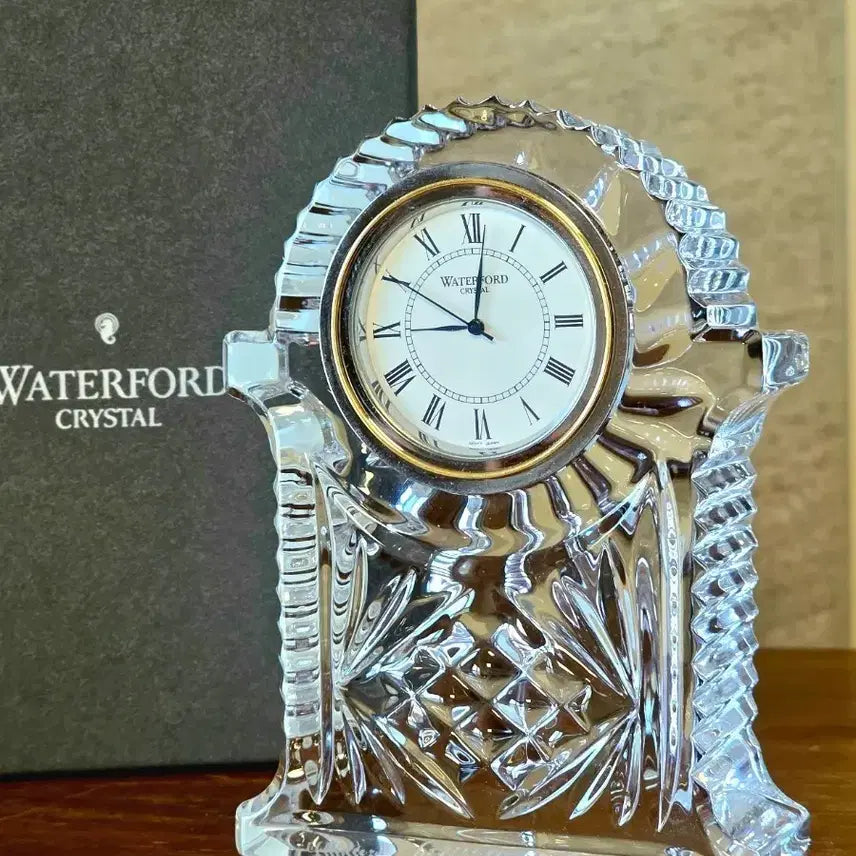 [BUNJANG] Waterford Crystal Table Clock Full Box / 워터포드 크리스탈 탁상시계 풀박스