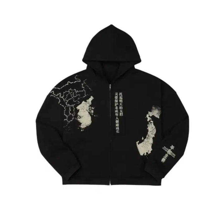 [BUNJANG] AOP Hooded Zip-up Sample / [2] 에이옵 후드집업 샘플
