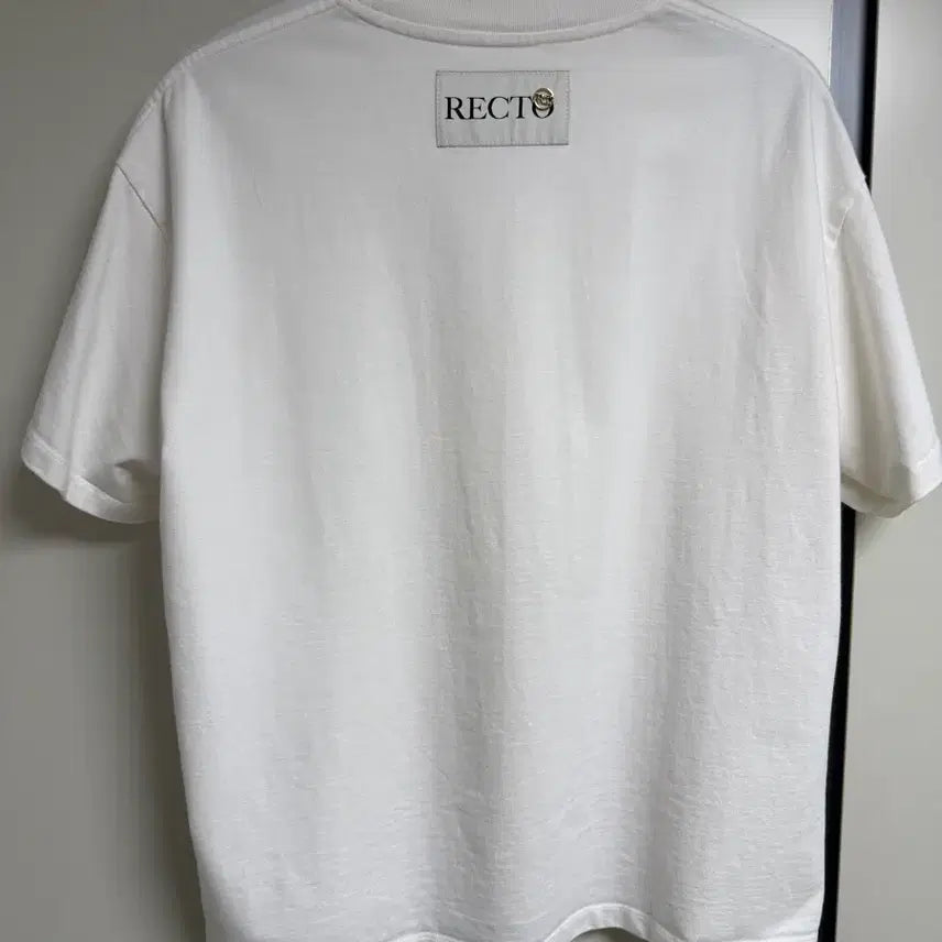 [BUNJANG] RECTO White Logo T-shirt L / 렉토 백로고 반팔티 L