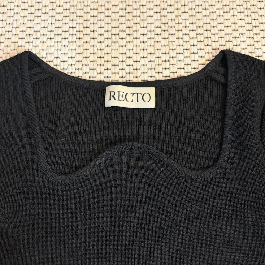 [BUNJANG] RECTO Wave Signature Knit Sweater / 렉토 물결 시그니처 니트 S