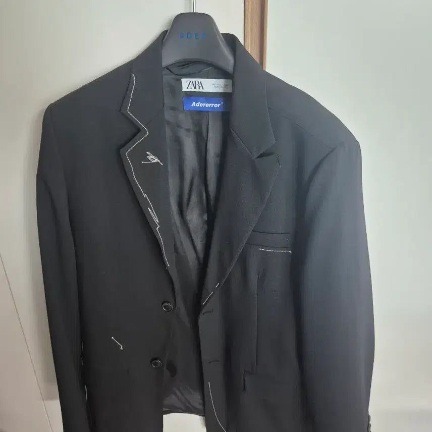 [SOLD OUT] 자라 아더에러 1차 블랙 블레이저 L, 와이드 팬츠 S