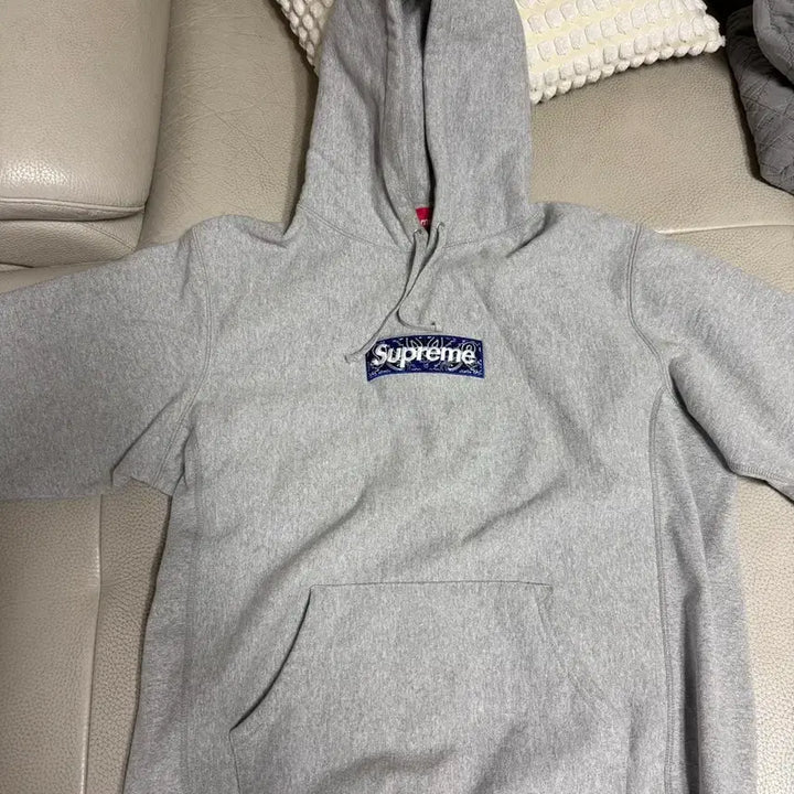 [BUNJANG] Supreme Box Logo Bandana Paisley Hoodie XL / 슈프림 박스로고 반다나 패이즐리 후드 XL
