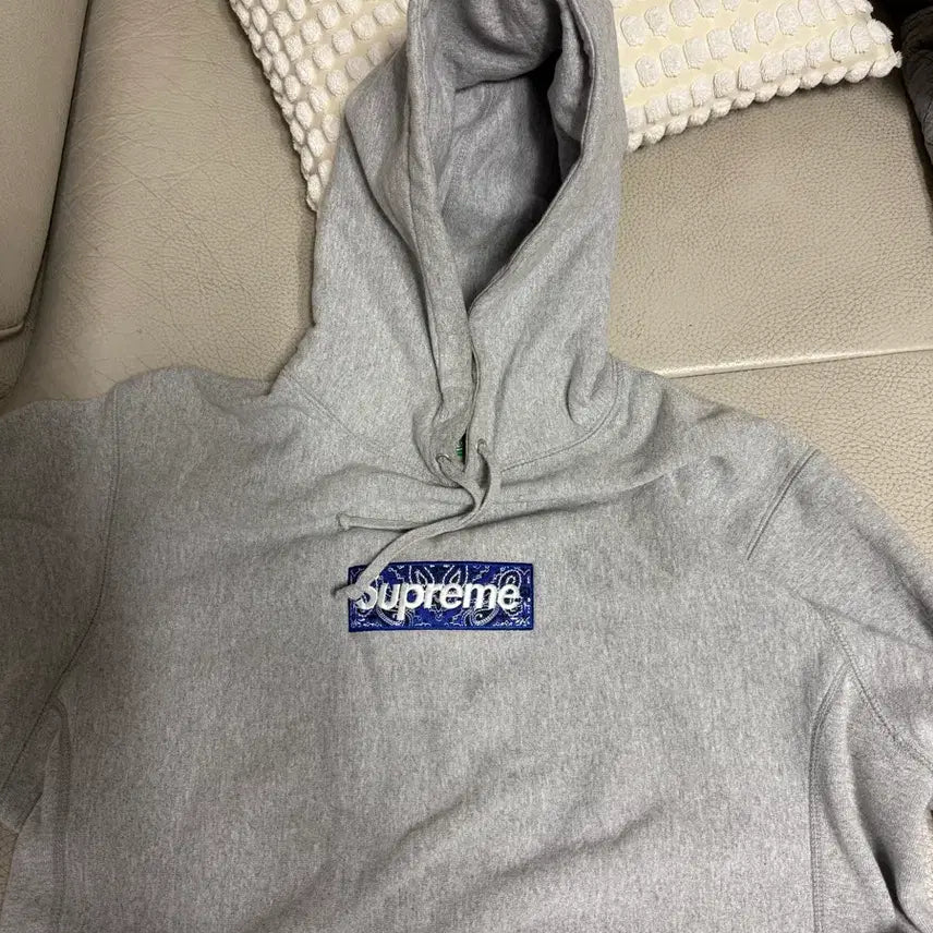 [BUNJANG] Supreme Box Logo Bandana Paisley Hoodie XL / 슈프림 박스로고 반다나 패이즐리 후드 XL