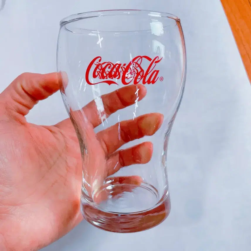 [BUNJANG] Coca-Cola Vintage Glass Cup (Set of 2) / 빈티지 코카콜라 유리컵 2p(새상품)