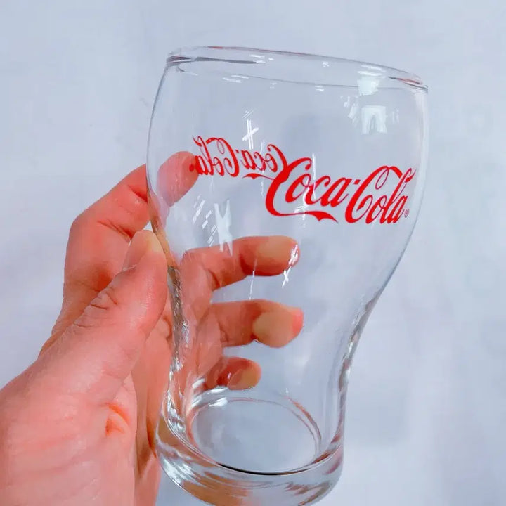 [BUNJANG] Coca-Cola Vintage Glass Cup (Set of 2) / 빈티지 코카콜라 유리컵 2p(새상품)
