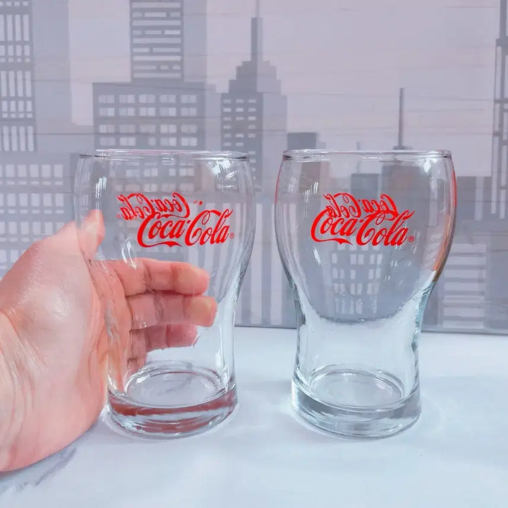 [BUNJANG] Coca-Cola Vintage Glass Cup (Set of 2) / 빈티지 코카콜라 유리컵 2p(새상품)