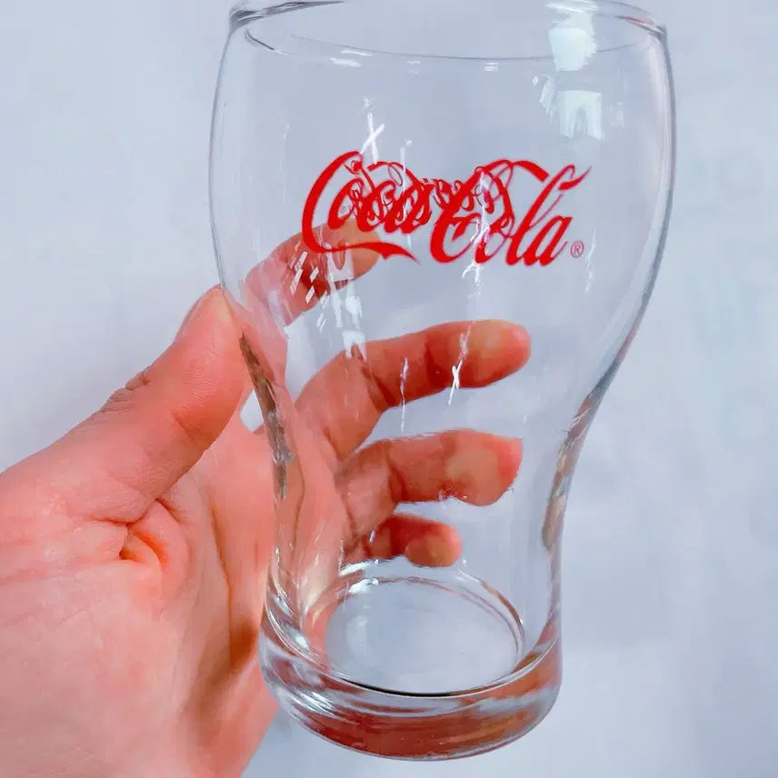 [BUNJANG] Coca-Cola Vintage Glass Cup (Set of 2) / 빈티지 코카콜라 유리컵 2p(새상품)
