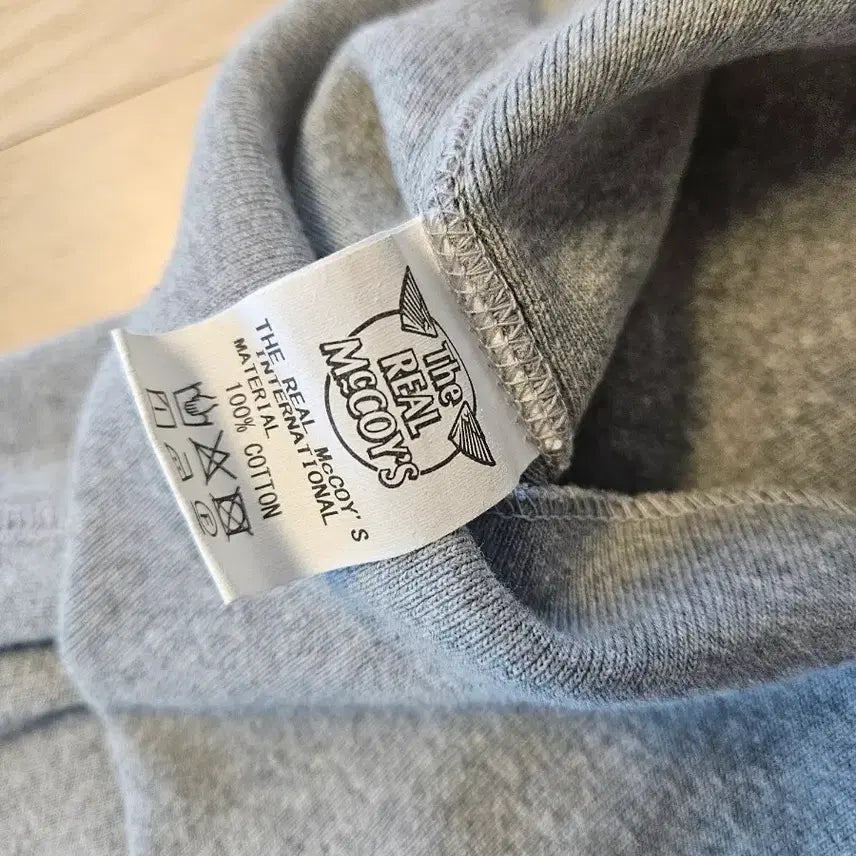 [SOLD OUT] 리얼맥코이 헨리넥 반팔 그레이 XL