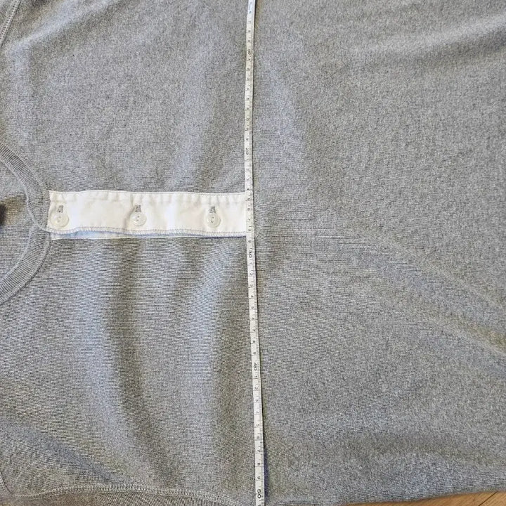 [SOLD OUT] 리얼맥코이 헨리넥 반팔 그레이 XL