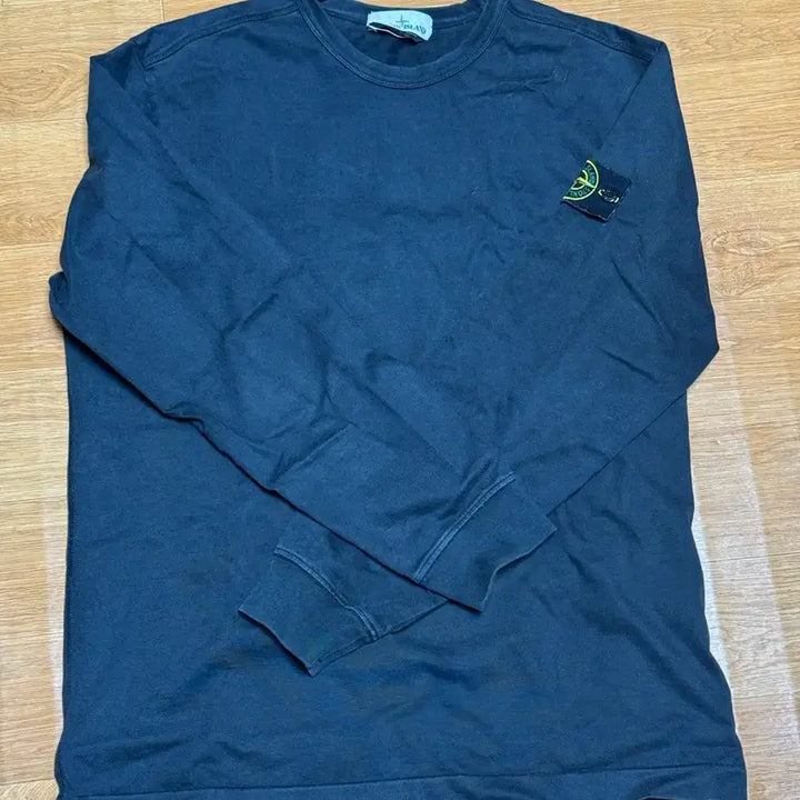 [BUNJANG] Stone Island Long Sleeve Sweatshirt Black / 스톤아일랜드 롱슬리브 블랙 맨투맨