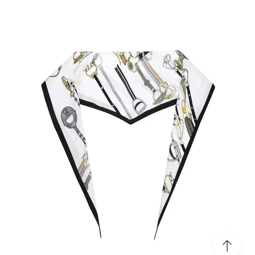 [BUNJANG] Isaac &amp; Baba Silk Scarf / 새상품)아이잗바바 실크 스카프