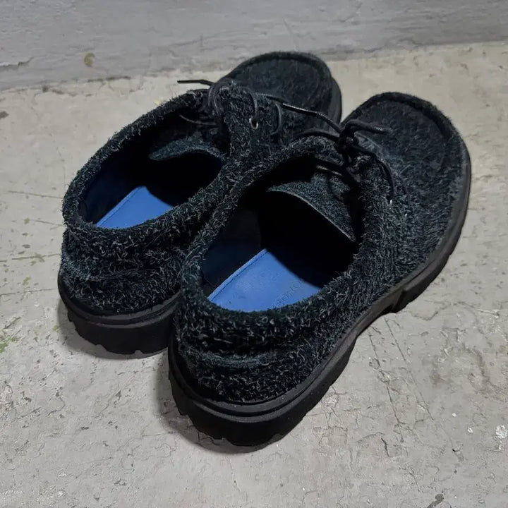 [BUNJANG] Undyed Room Chunky Fur Derby Shoes - Black (Size 270) / 언다이드룸 청키 퍼 더비 블랙 270사이즈 팝니다