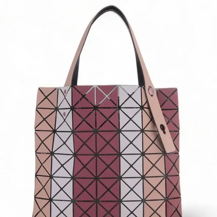 [BUNJANG] Bao Bao Prism Tote Bag Pink Tone Pattern / 새상품) 바오바오 프리즘 토트백 핑크톤 패턴