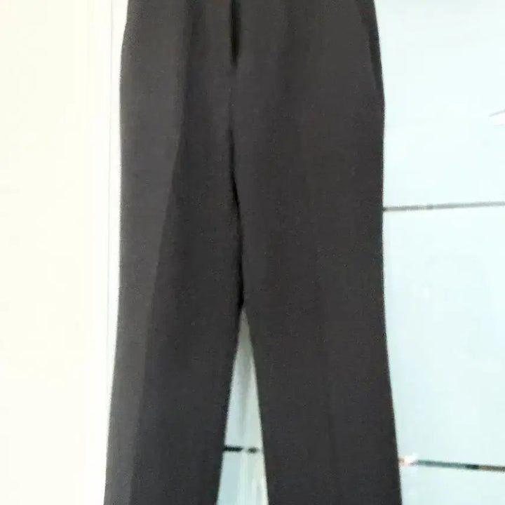 [BUNJANG] Like You Summer Semi Bootcut Slit Slacks Black M / 라이크유 썸머 세미 부츠컷 슬릿 슬랙스 블랙 m
