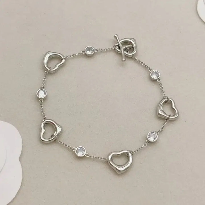 [BUNJANG] Tiffany &amp; Co. Open Heart Bracelet / 티파니앤코 오픈 하트 팔찌 실버