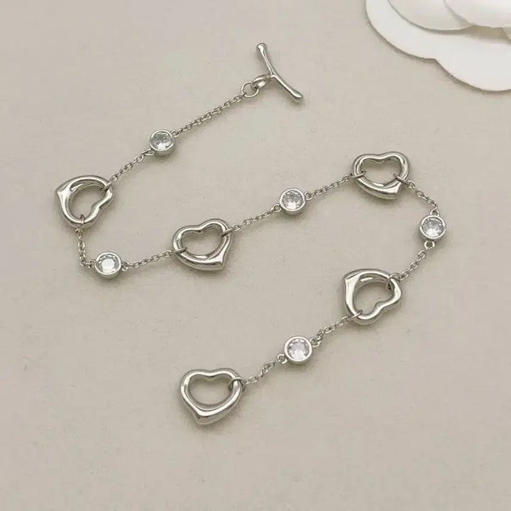 [BUNJANG] Tiffany &amp; Co. Open Heart Bracelet / 티파니앤코 오픈 하트 팔찌 실버