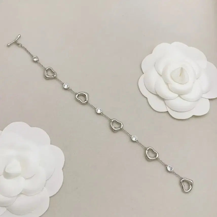 [BUNJANG] Tiffany &amp; Co. Open Heart Bracelet / 티파니앤코 오픈 하트 팔찌 실버