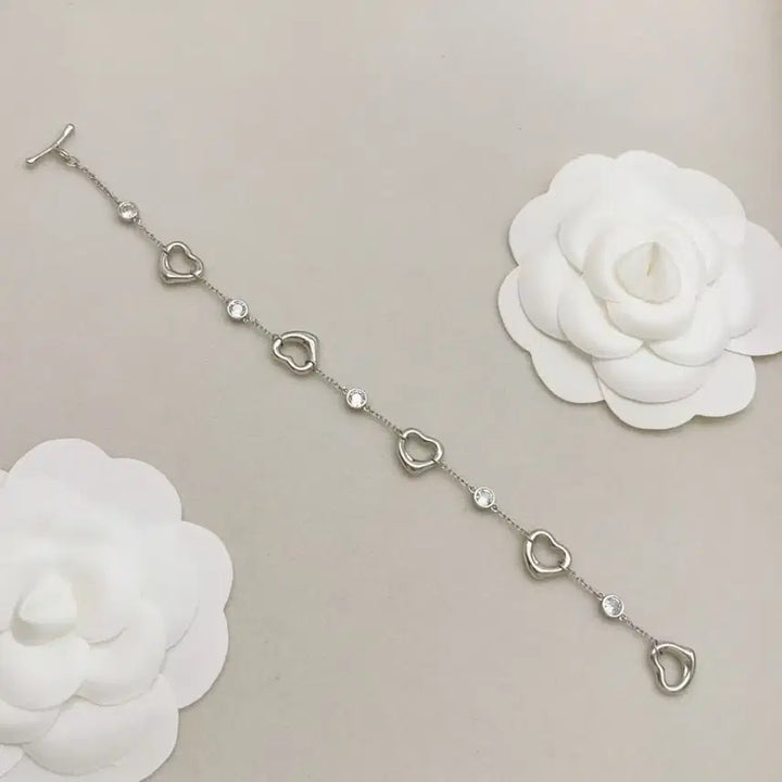 [BUNJANG] Tiffany &amp; Co. Open Heart Bracelet / 티파니앤코 오픈 하트 팔찌 실버