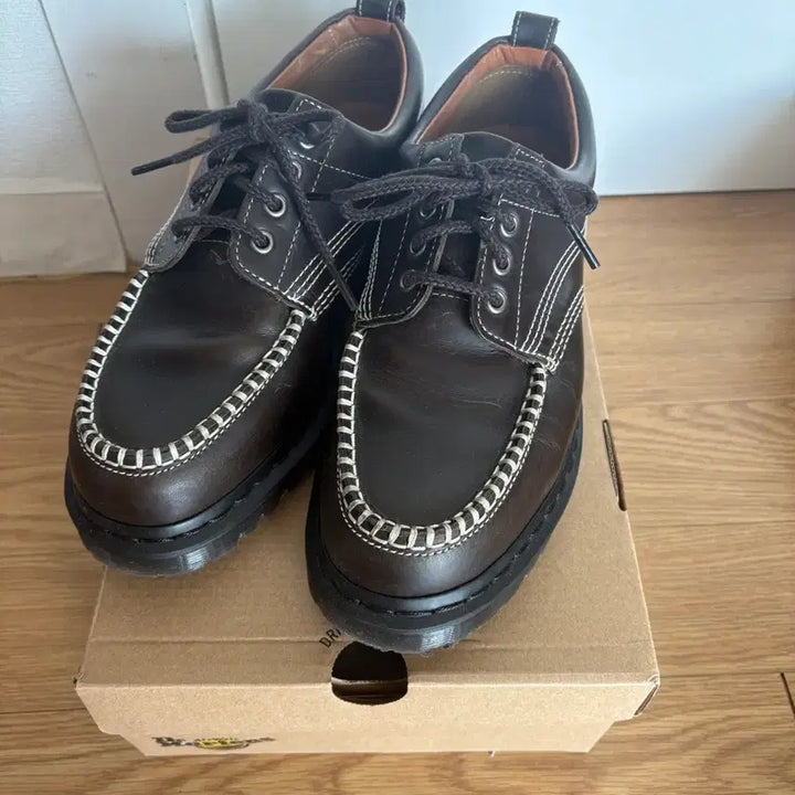 [BUNJANG] Dr. Martens Lowell Olive Leather Boots / [280]닥터마틴 로웰 올리브