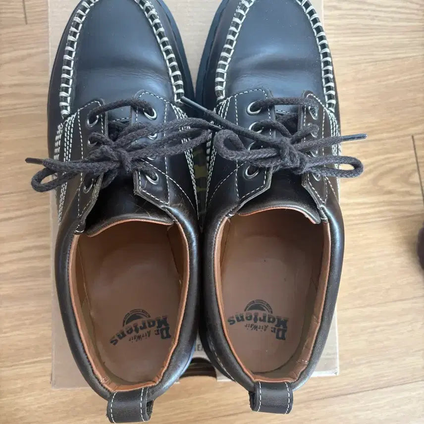 [BUNJANG] Dr. Martens Lowell Olive Leather Boots / [280]닥터마틴 로웰 올리브