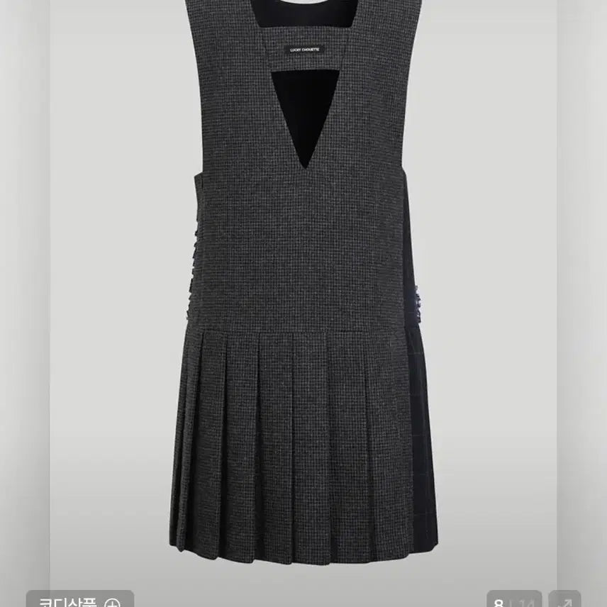 [BUNJANG] Lucky Chouette Check Pleated Mini Dress / 럭키슈에뜨 체크 플리츠 미니 원피스38마지막 가격내림