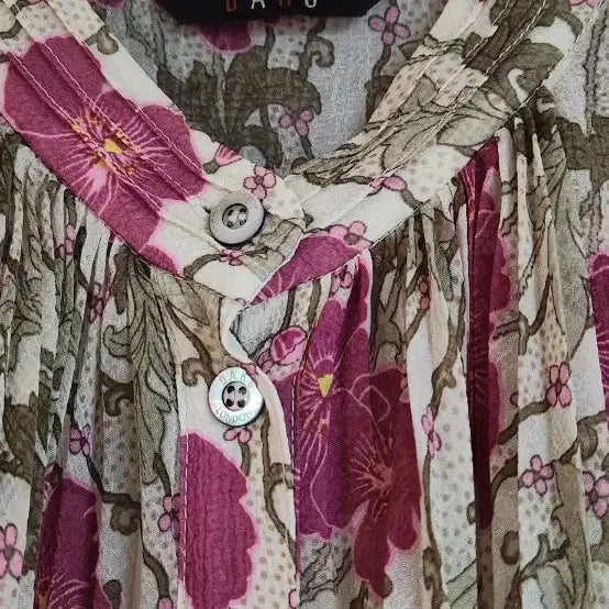 [SOLD OUT] 닥스 플리츠 플라워 원피스 91-160