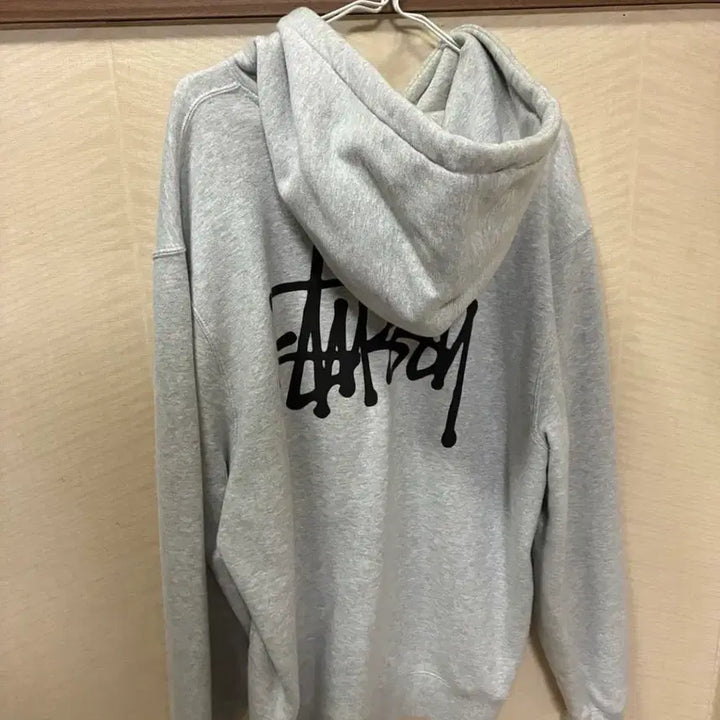 [BUNJANG] Stussy Basic Hoodie Ash Heather L / 스투시 베이직 후드티 애쉬헤더 L