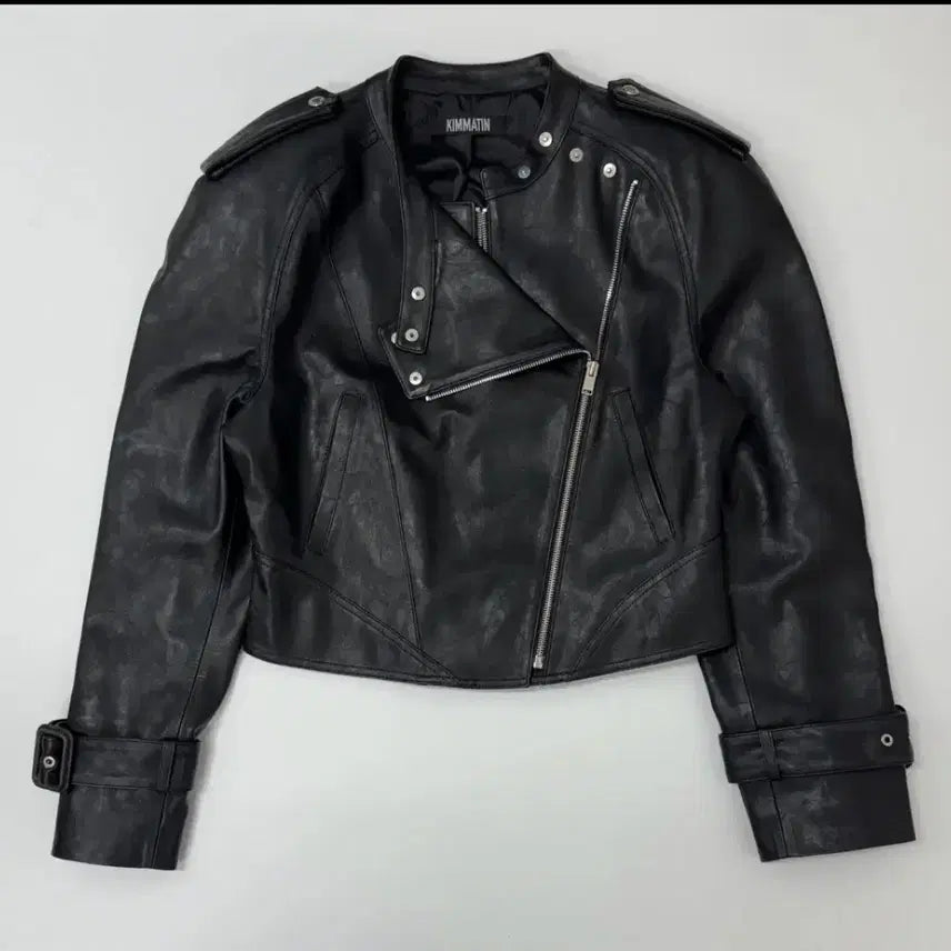 [BUNJANG] Kim Martin Gong Hyo Jin Leather Jacket Black / (초급처시작)공효진 개인소장 마뗑킴 킴마틴 레더 자켓
