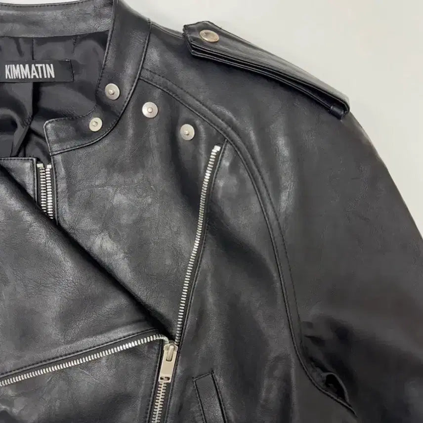 [BUNJANG] Kim Martin Gong Hyo Jin Leather Jacket Black / (초급처시작)공효진 개인소장 마뗑킴 킴마틴 레더 자켓