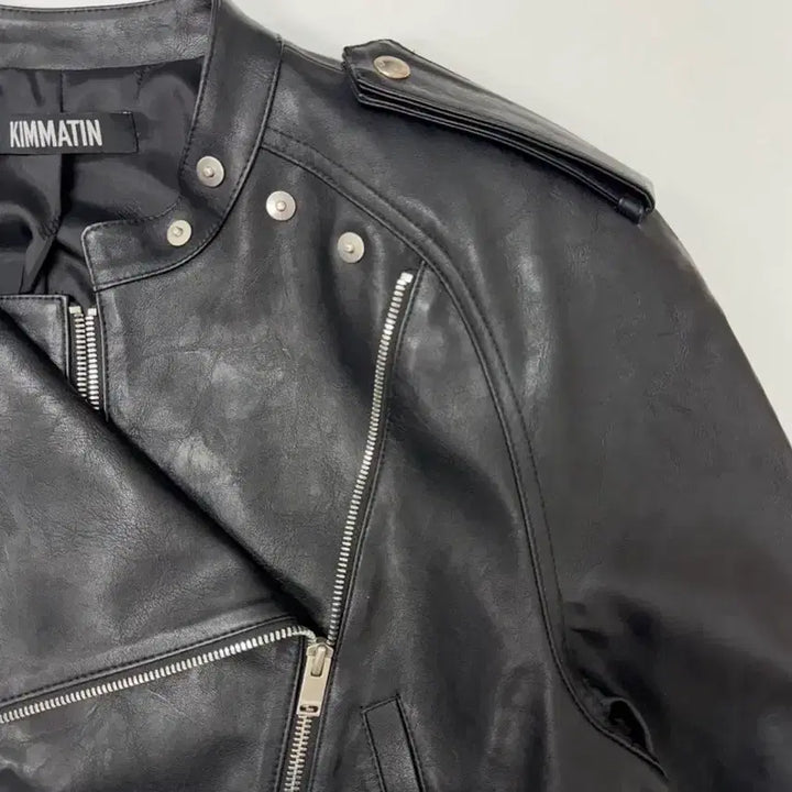 [BUNJANG] Kim Martin Gong Hyo Jin Leather Jacket Black / (초급처시작)공효진 개인소장 마뗑킴 킴마틴 레더 자켓