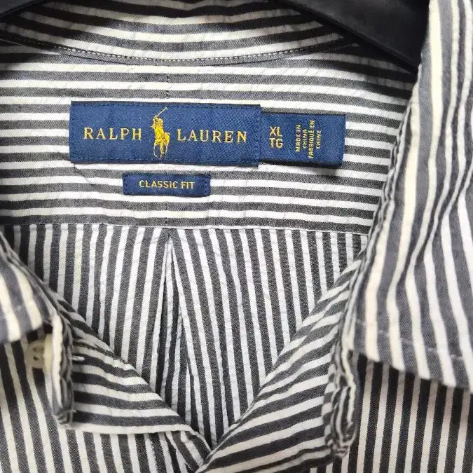 [SOLD OUT] xl)랄프로렌 스트라이프 반팔 셔츠