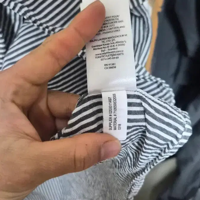 [SOLD OUT] xl)랄프로렌 스트라이프 반팔 셔츠