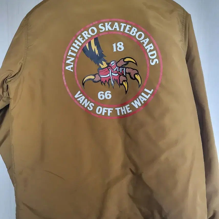 [BUNJANG] Vans Coach Jacket Camel Color / 반스 코치 자켓 L 카멜컬러