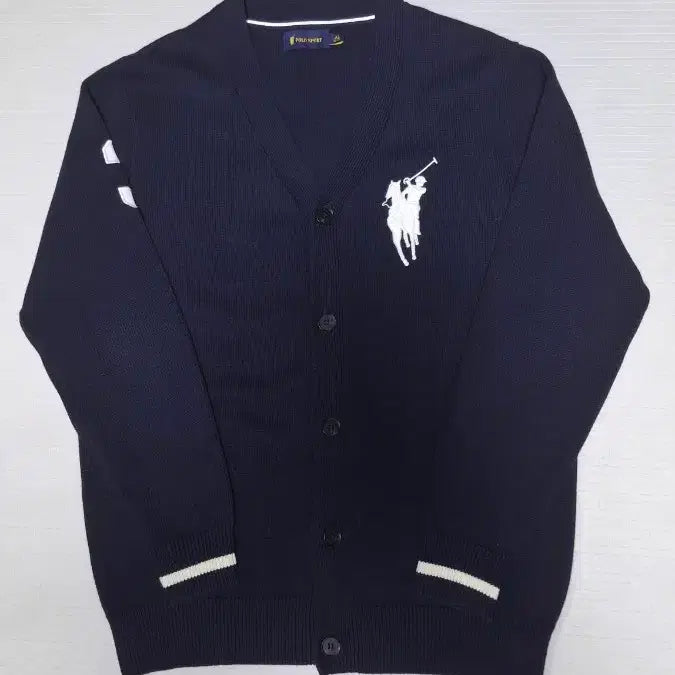 [BUNJANG] Polo Sport 90s Vintage Big Pony Cardigan / (희귀) 폴로 90s감성 손목스트랩 빅포니 가디건 105 포니 A급
