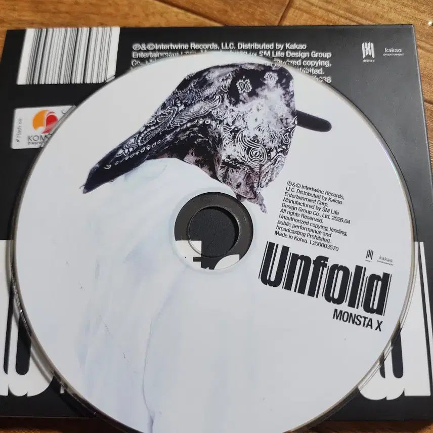 [BUNJANG] Monsta X Jooheon Unfold Album / 몬스타엑스 unfold 주헌