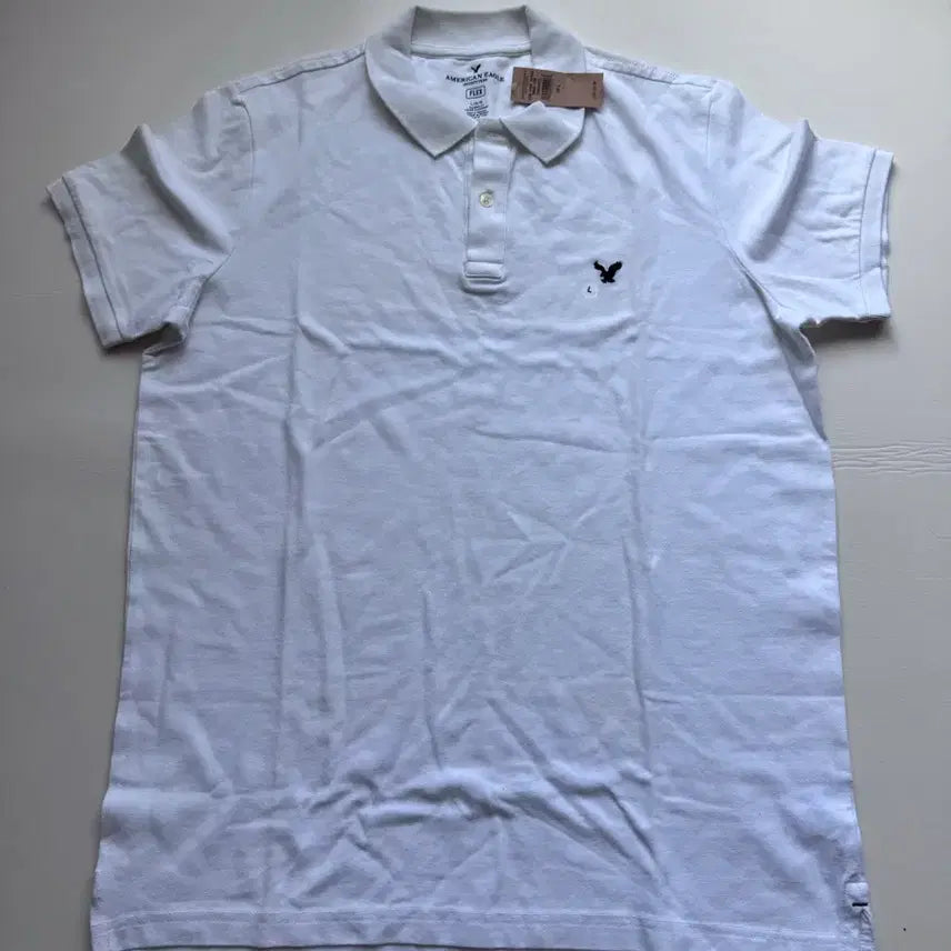 [BUNJANG] American Eagle Classic Fit Short Sleeve Polo Shirt L White / 아메리칸이글 반팔카라티 클래식핏 L 화이트 미개봉 새상품