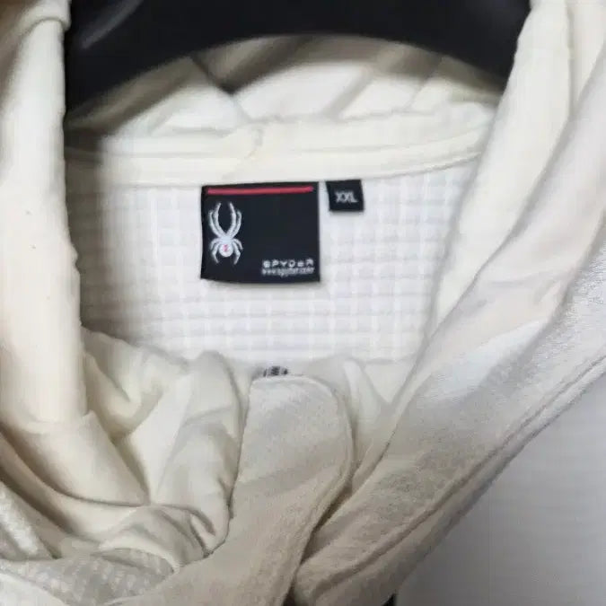 [BUNJANG] Spider Ivory Hoodie Zip-Up (2XL) / 2xl)스파이더 아이보리 후드 집업